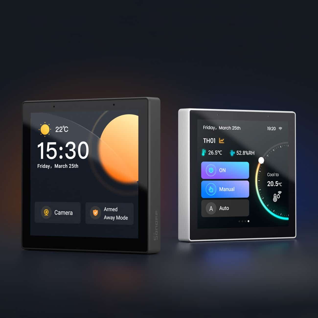 Sonoff smart home control panel with touchscreen Zigbee 3.0 Google Assistant, Alexa (Μαύρο) (NSPanel Pro) 8