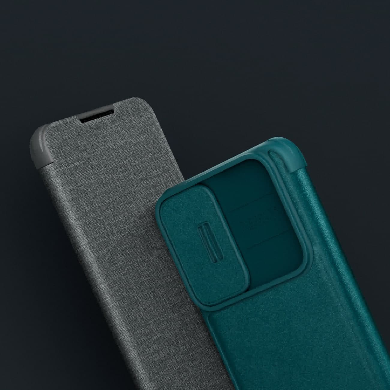 Nillkin Nillkin Qin Cloth Pro Case - θήκη για Samsung Galaxy S23+ - Μπλε 12
