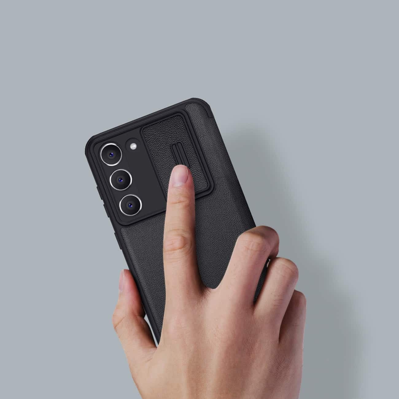 Nillkin Nillkin Qin Cloth Pro Case - θήκη για Samsung Galaxy S23+ - Μπλε 13