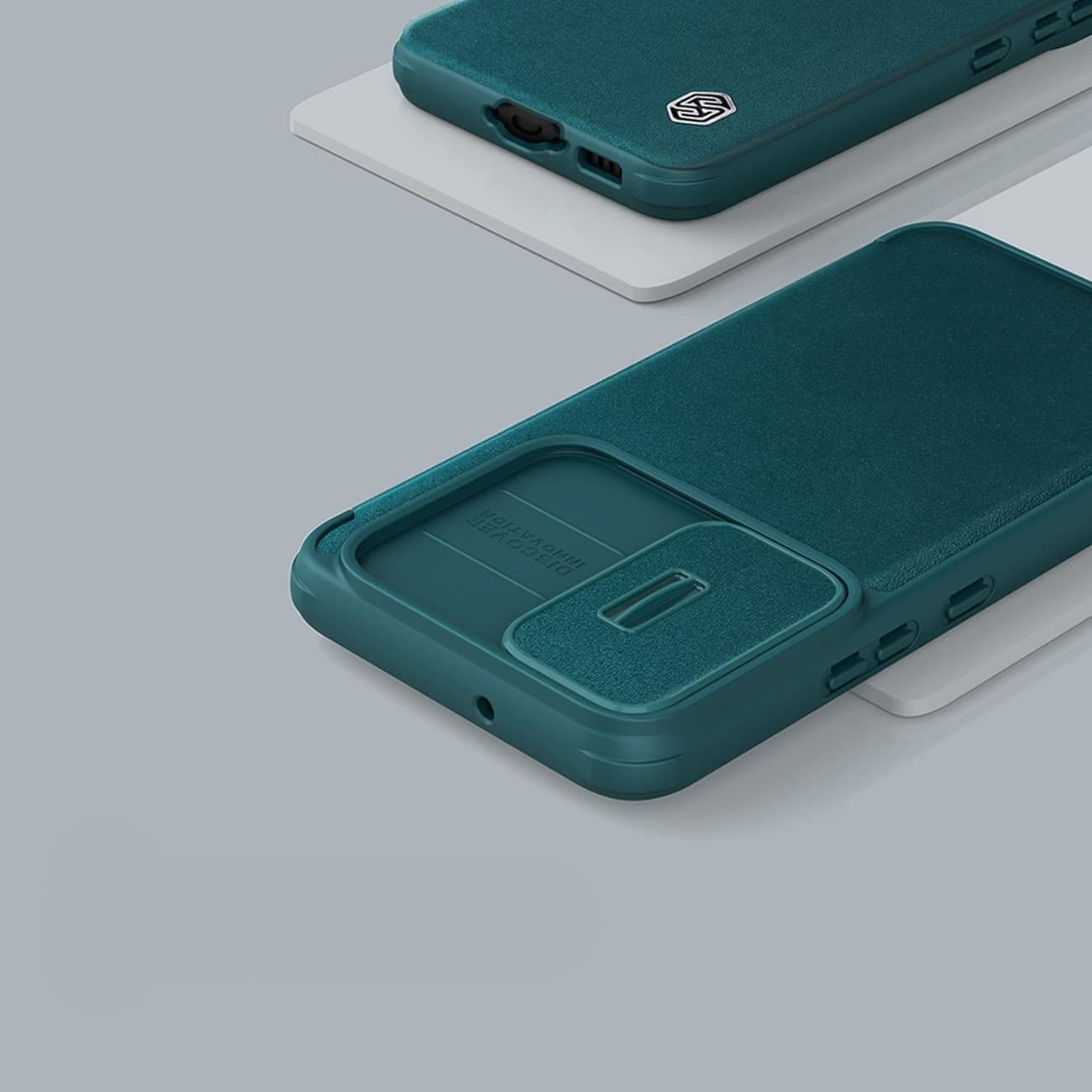 Nillkin Nillkin Qin Cloth Pro Case - θήκη για Samsung Galaxy S23+ - Μπλε 15
