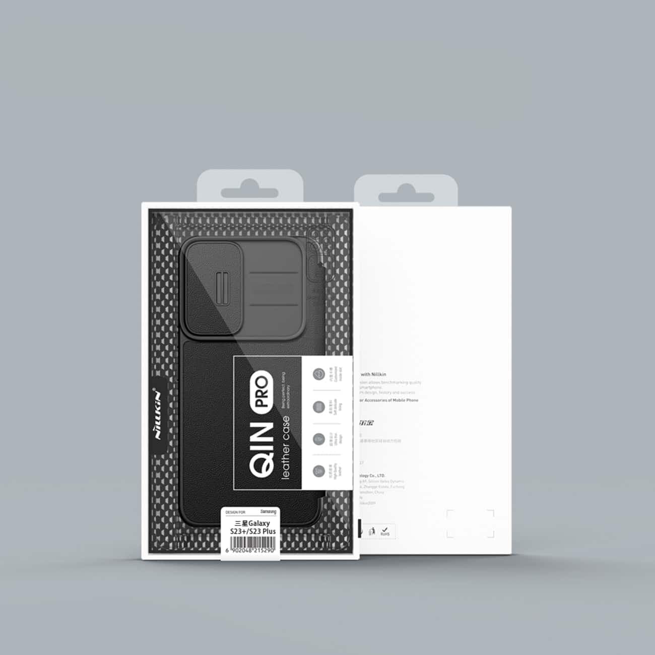 Nillkin Nillkin Qin Cloth Pro Case - θήκη για Samsung Galaxy S23+ - Μπλε 17