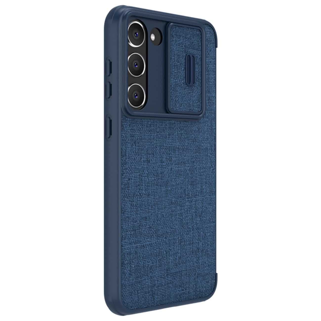 Nillkin Nillkin Qin Cloth Pro Case - θήκη για Samsung Galaxy S23+ - Μπλε 5