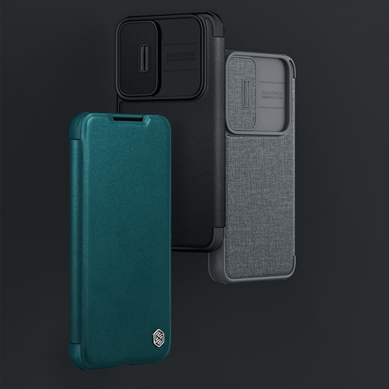 Nillkin Nillkin Qin Cloth Pro Case - θήκη για Samsung Galaxy S23+ - Μπλε 6