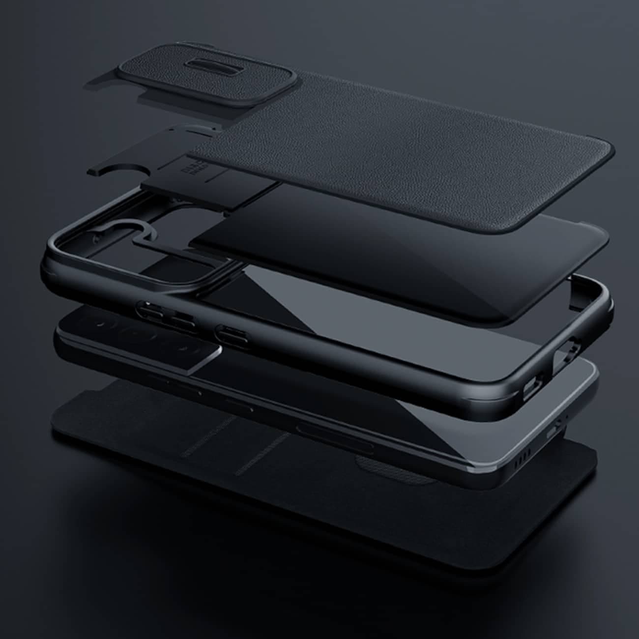 Nillkin Nillkin Qin Cloth Pro Case - θήκη για Samsung Galaxy S23+ - Μπλε 9