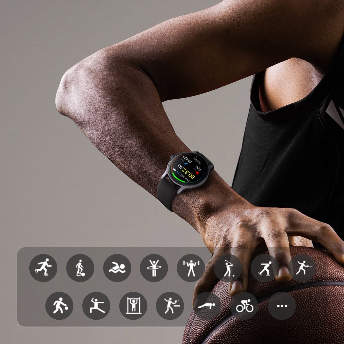 Joyroom FC1 Classic Series Call Answering Smartwatch IP68 Gray (JR-FC1) 11