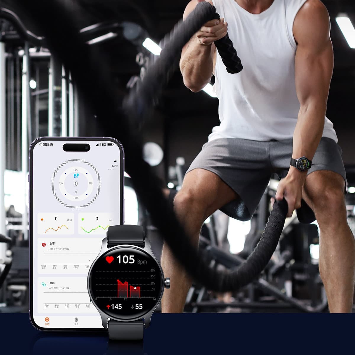 Joyroom FC1 Classic Series Call Answering Smartwatch IP68 Gray (JR-FC1) 14