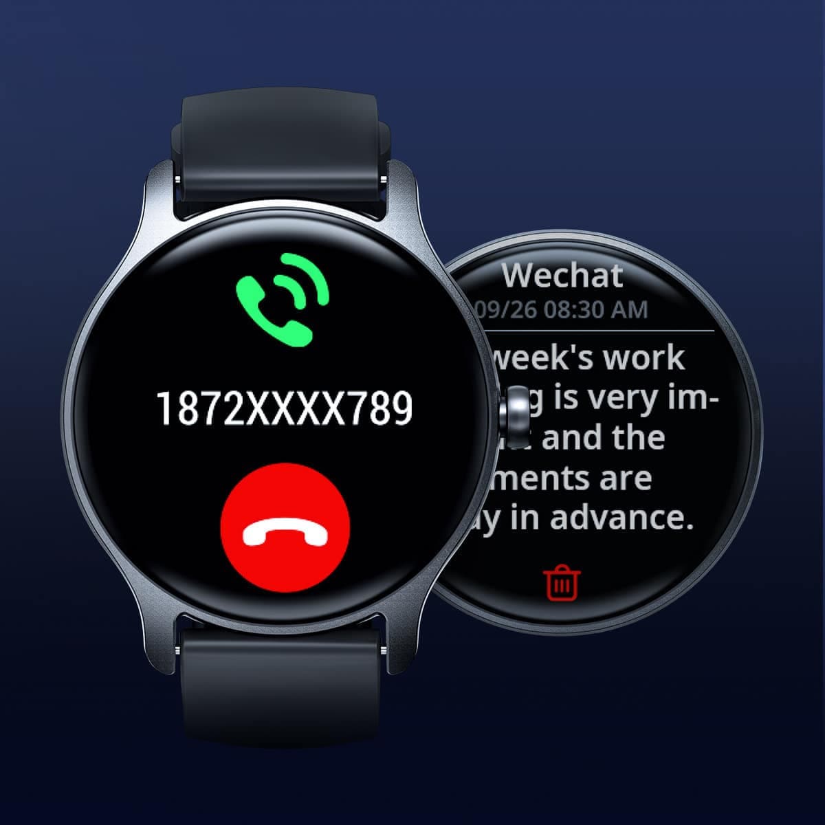 Joyroom FC1 Classic Series Call Answering Smartwatch IP68 Gray (JR-FC1) 15