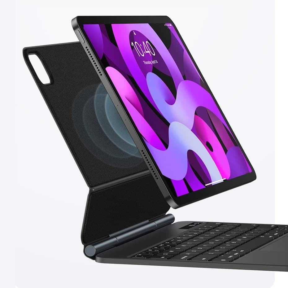 Baseus Brilliance bluetooth keyboard case iPad Pro 11'' (2018) / iPad Air 4 10.9'' / iPad Air 5 10.9'' / iPad 10 10.9'' (2022) magnetic flip stand Γκρί 18