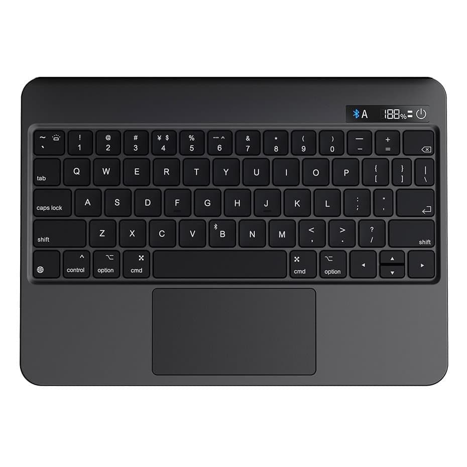 Baseus Brilliance bluetooth keyboard case iPad Pro 11'' (2018) / iPad Air 4 10.9'' / iPad Air 5 10.9'' / iPad 10 10.9'' (2022) magnetic flip stand Γκρί 23