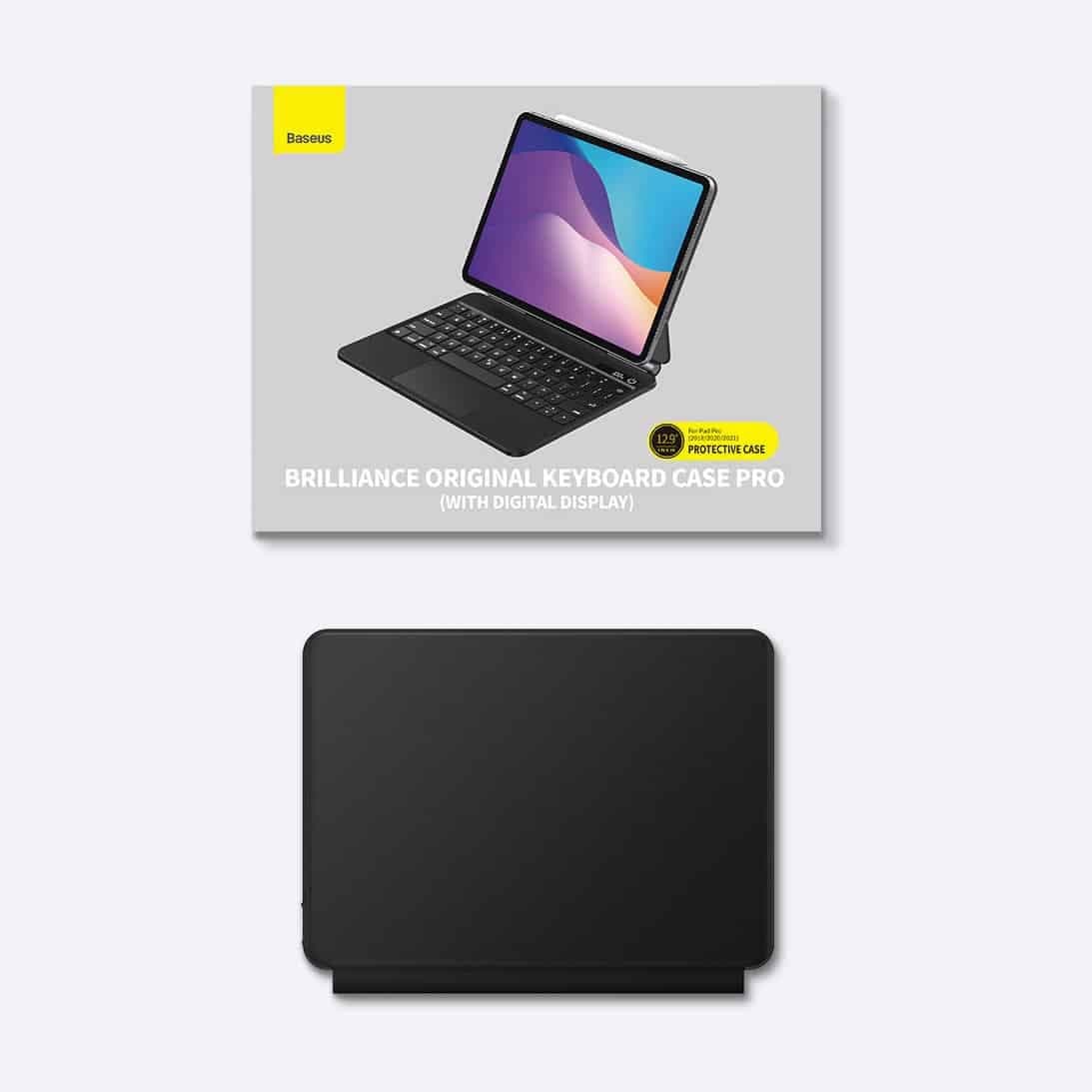Baseus Brilliance bluetooth keyboard case iPad Pro 11'' (2018) / iPad Air 4 10.9'' / iPad Air 5 10.9'' / iPad 10 10.9'' (2022) magnetic flip stand Γκρί 24