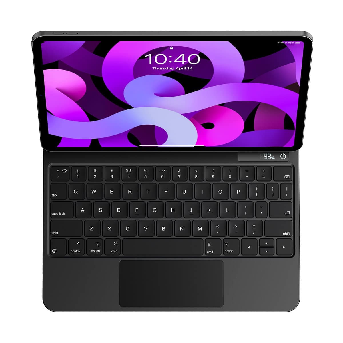 Baseus Brilliance bluetooth keyboard case iPad Pro 11'' (2018) / iPad Air 4 10.9'' / iPad Air 5 10.9'' / iPad 10 10.9'' (2022) magnetic flip stand Γκρί 3