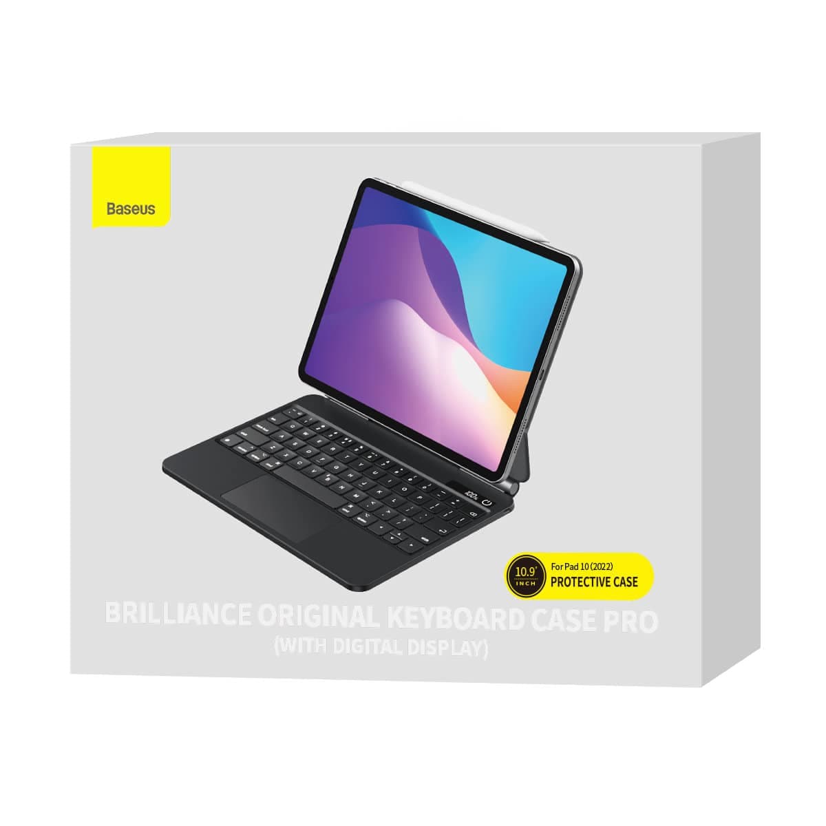 Baseus Brilliance bluetooth keyboard case iPad Pro 11'' (2018) / iPad Air 4 10.9'' / iPad Air 5 10.9'' / iPad 10 10.9'' (2022) magnetic flip stand Γκρί 5