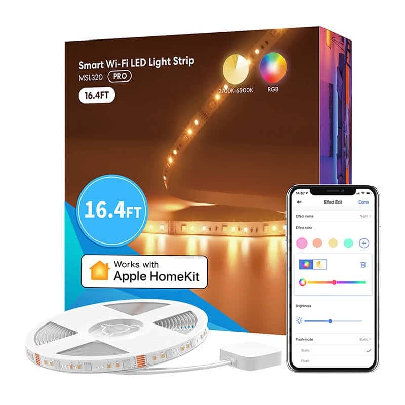 Meross MSL320 Smart Wi-FI LED Strip with RGBWW HomeKit (5m) 2