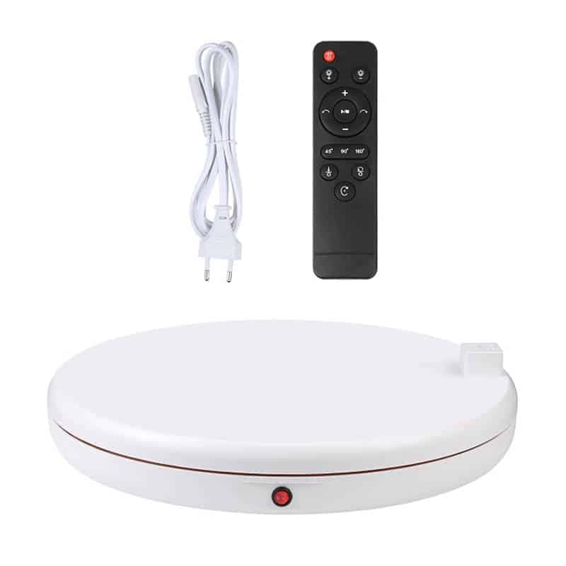 Puluz  rotating display stand with power socket 45cm (Λευκό) 2