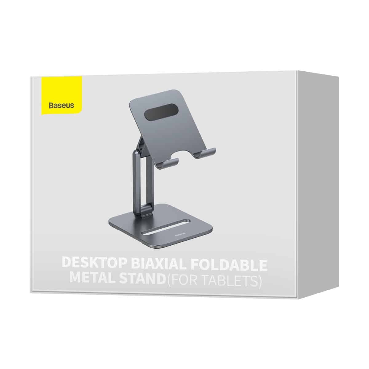 Baseus Desktop Biaxial Foldable metal tablet stand gray (LUSZ000113) 6
