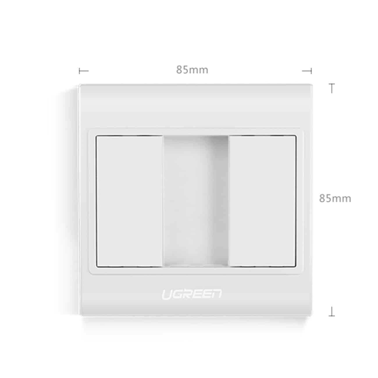 Ugreen HDMI wall frame (Socket 86) Λευκό (20316) 11