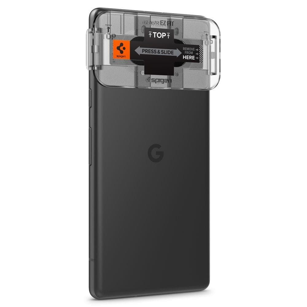 Spigen - Optik.tR EZ Fit Camera Glass (2 pack) - Google Pixel 7a - Black 3