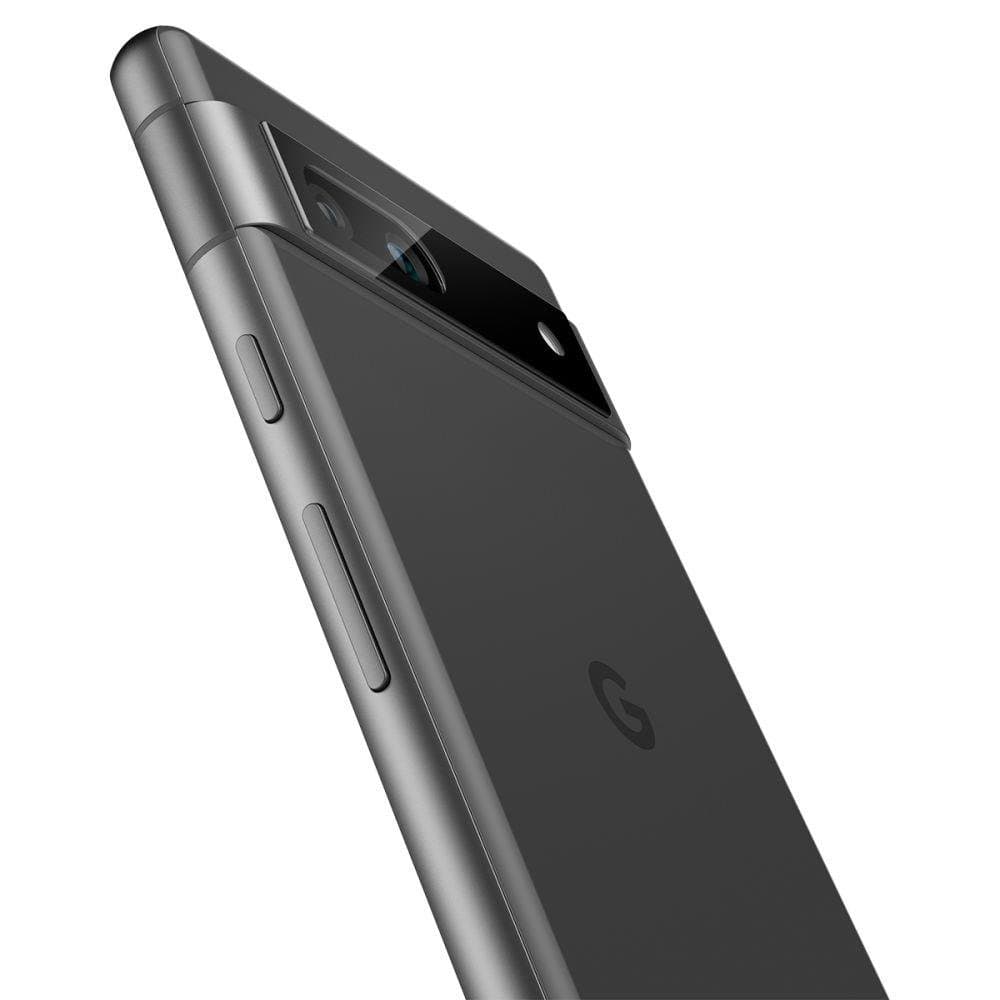 Spigen - Optik.tR EZ Fit Camera Glass (2 pack) - Google Pixel 7a - Black 5