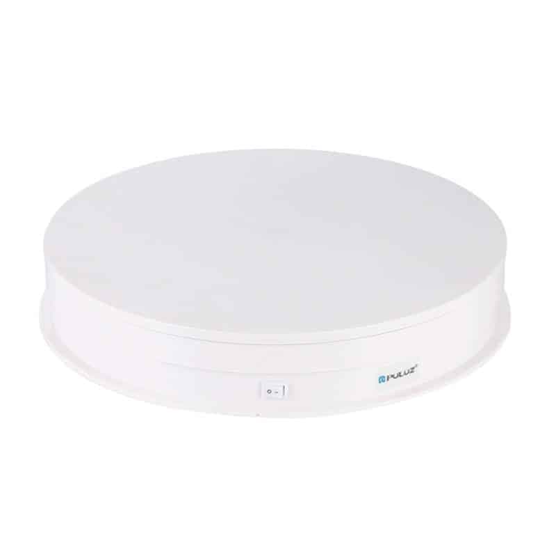 Electric Rotating Turntable Display Puluz 30cm USB (white)