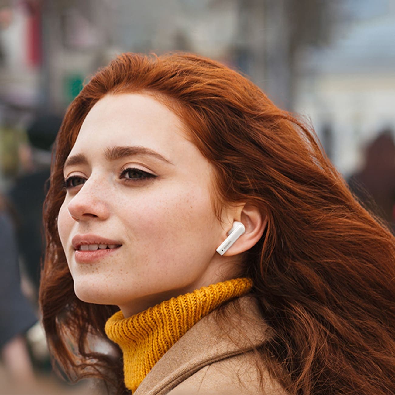 Ugreen HiTune T3 Active WS106 Wireless Bluetooth 5.2 TWS ANC Headphones - Λευκό 4