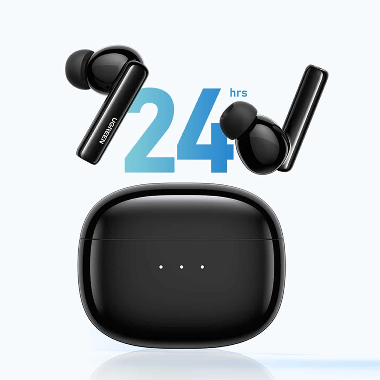 Ugreen HiTune T3 Active WS106 Wireless Bluetooth 5.2 TWS ANC Headphones - Λευκό 8