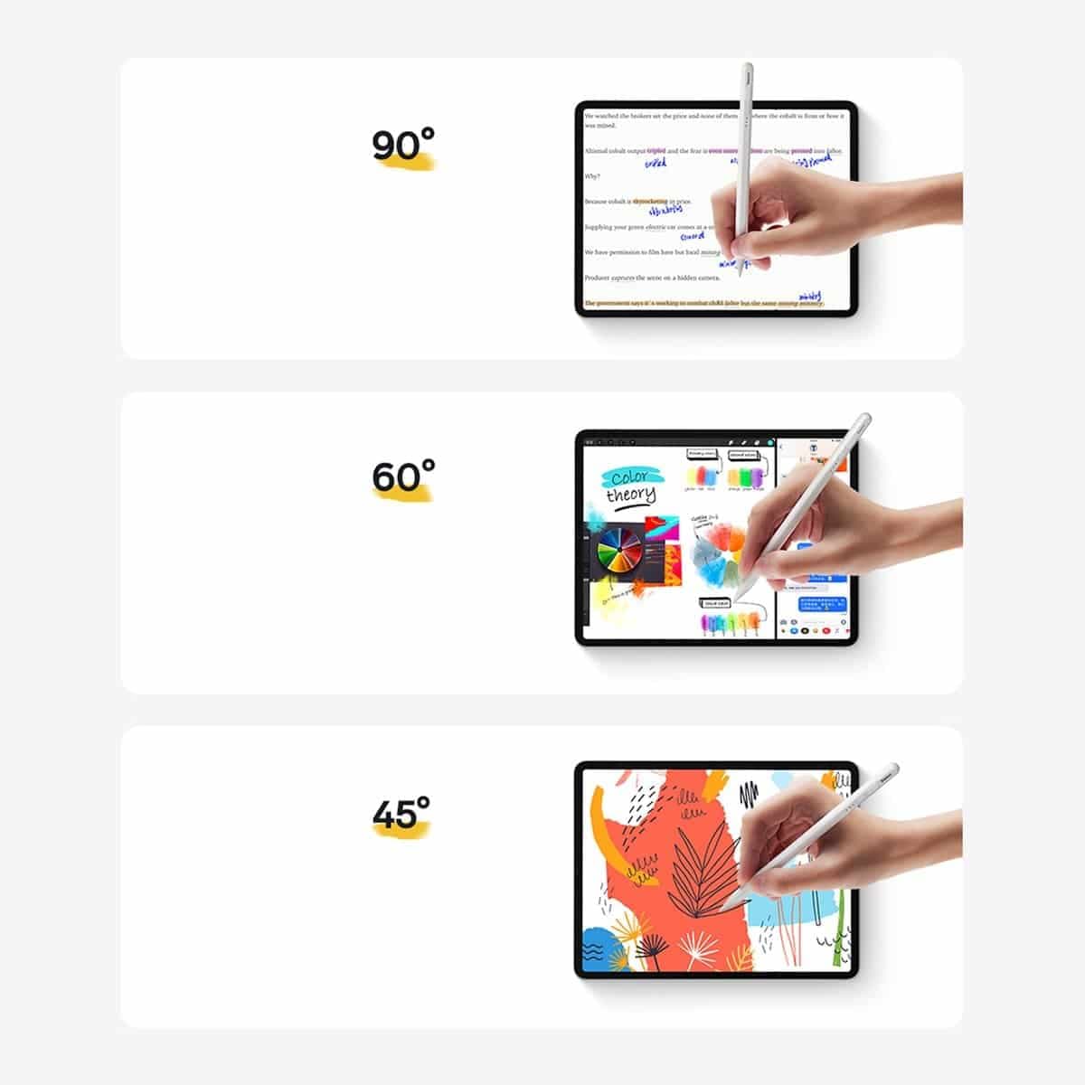 Active stylus for iPad Baseus Smooth Writing 2 SXBC060502 - Λευκό 16