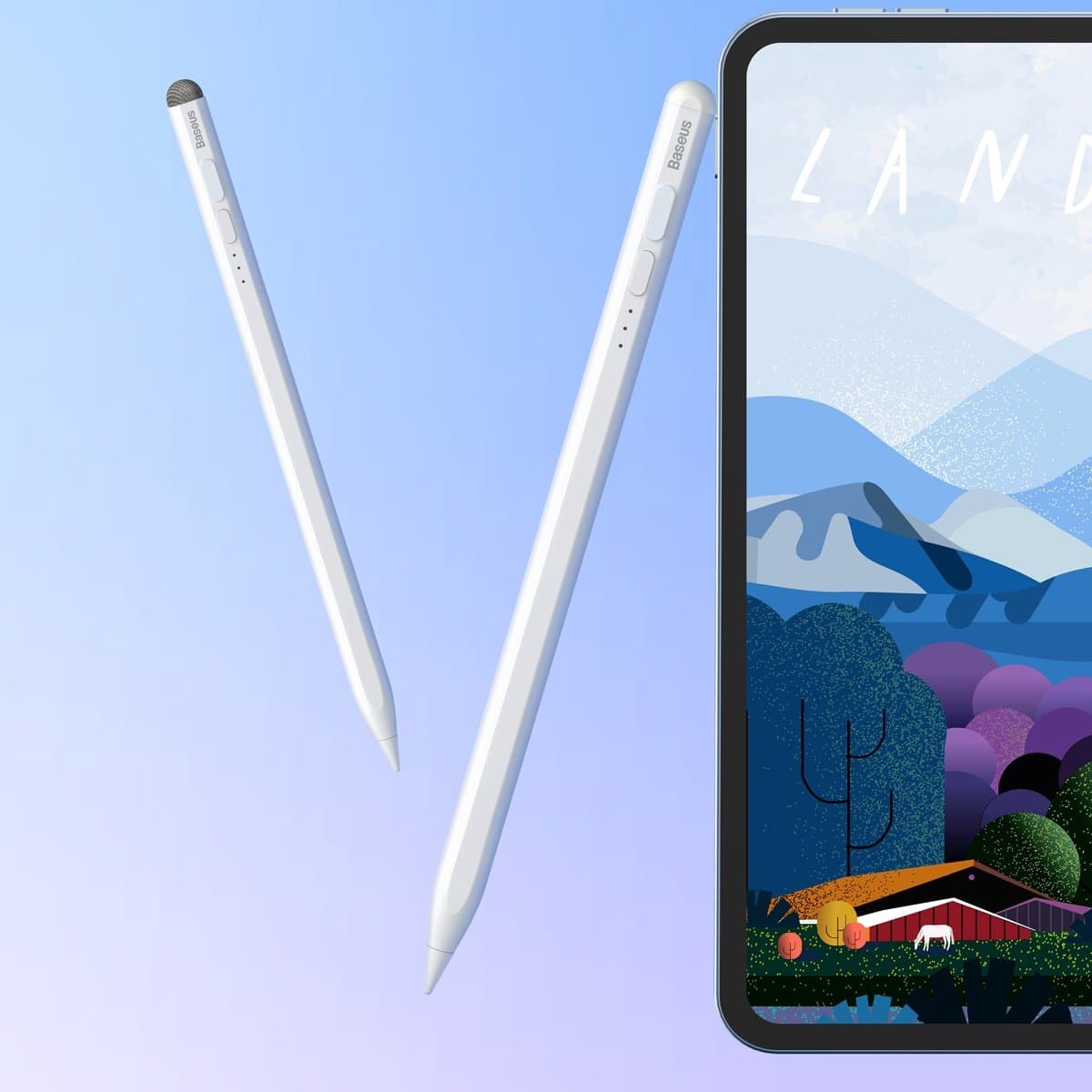 Active stylus for iPad Baseus Smooth Writing 2 SXBC060502 - Λευκό 10