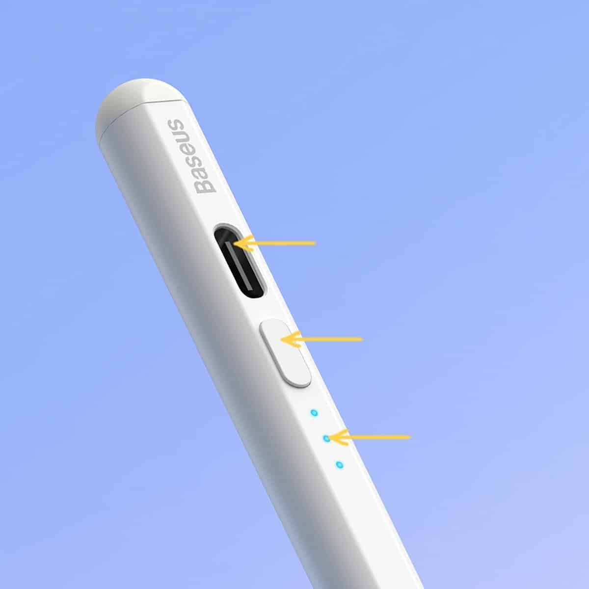 Active stylus for iPad Baseus Smooth Writing 2 SXBC060402 - white 12