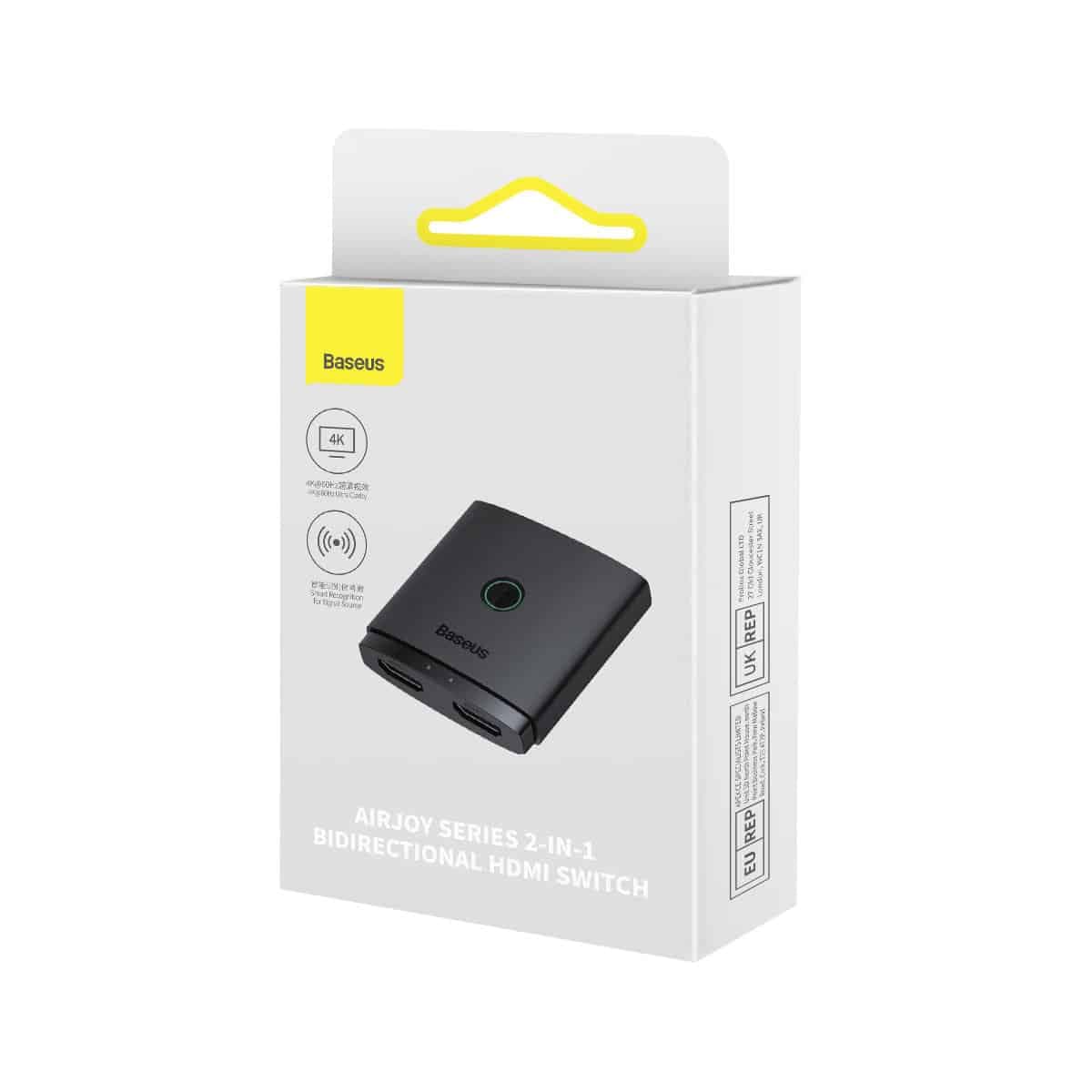 Baseus AirJoy 2in1 4K 60Hz bi-directional HDMI adapter - Μαύρο 7