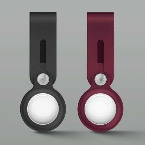 Uniq Vencer Silicone case for AirTag dark Γκρί/charcoal 3