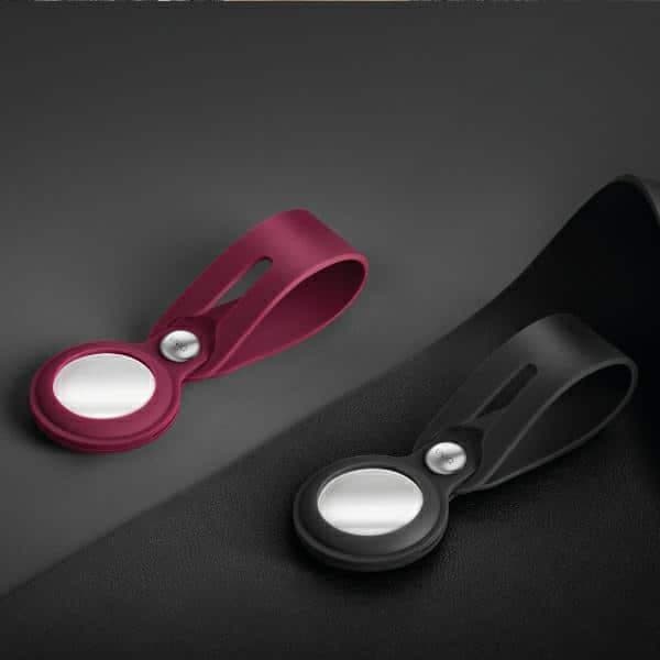 Uniq Vencer Silicone case for AirTag dark Γκρί/charcoal 4