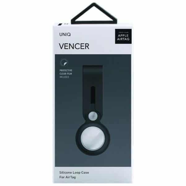 Uniq Vencer Silicone case for AirTag dark Γκρί/charcoal 6