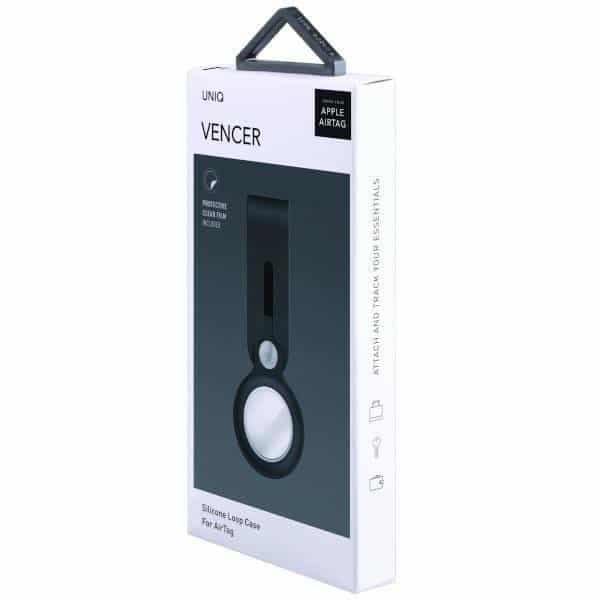 Uniq Vencer Silicone case for AirTag dark Γκρί/charcoal 7