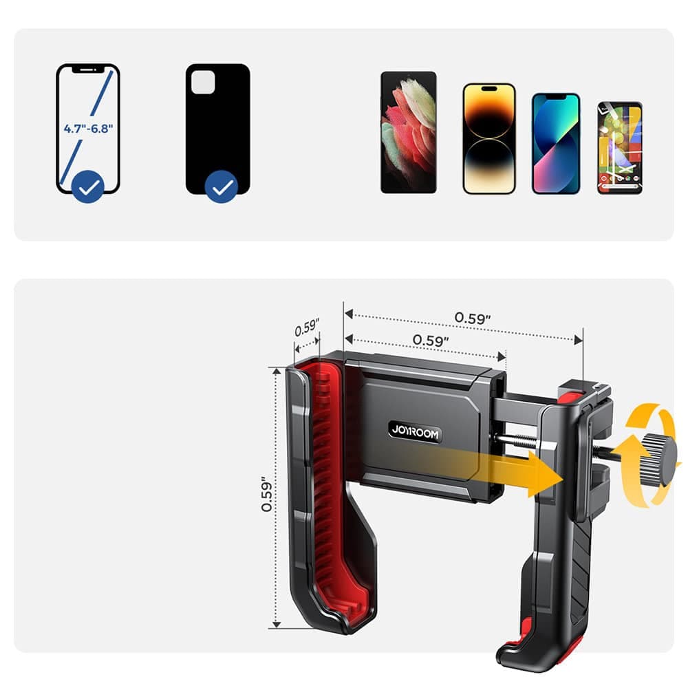 Phone holder for scooter, bike, motorcycle - Joyroom JR-ZS266 6