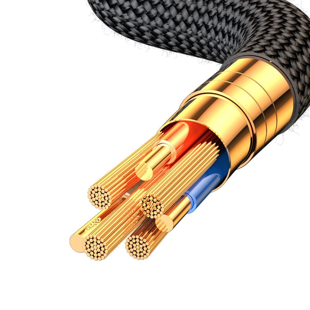 Joyroom cable USB C - USB A 66W 1.2m with LED display (Μαύρο) (S-AC066A16) 12