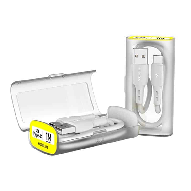 Vipfan X06 καλώδιο USB to USB-C 3A 1m (Λευκό)