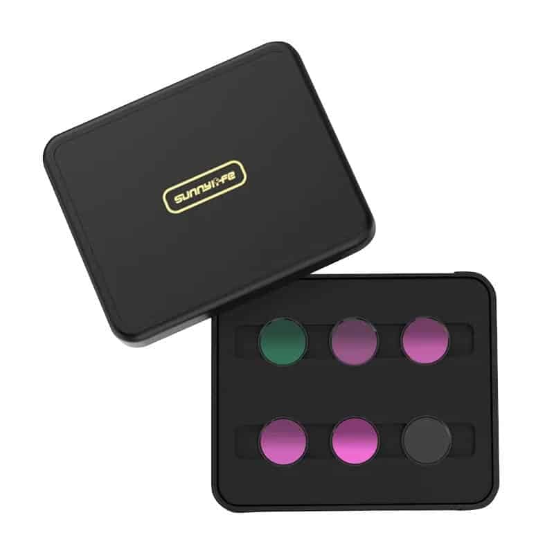 Set of 6 filters MCUV+CPL+ND4+ND8+ND16+ND32 Sunnylife for Insta360 GO 3/2 2