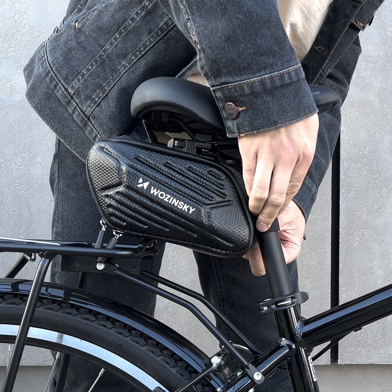 Wozinsky Bicycle Saddle Bag Waterproof 1.5l (Black) (WBB27BK) 13