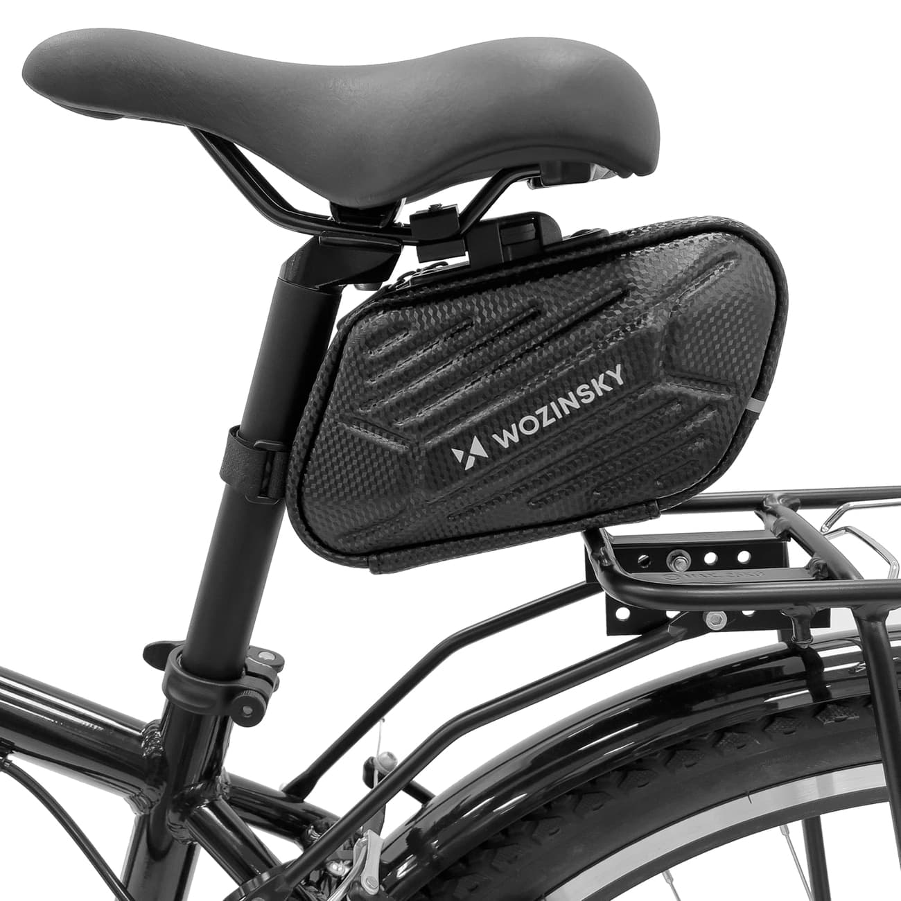 Wozinsky Bicycle Saddle Bag Waterproof 1.5l (Black) (WBB27BK)
