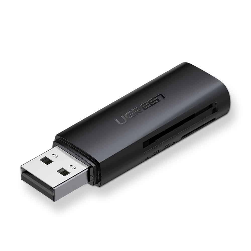Ugreen CM264 USB 3.0 SD/TF card reader - Μαύρο