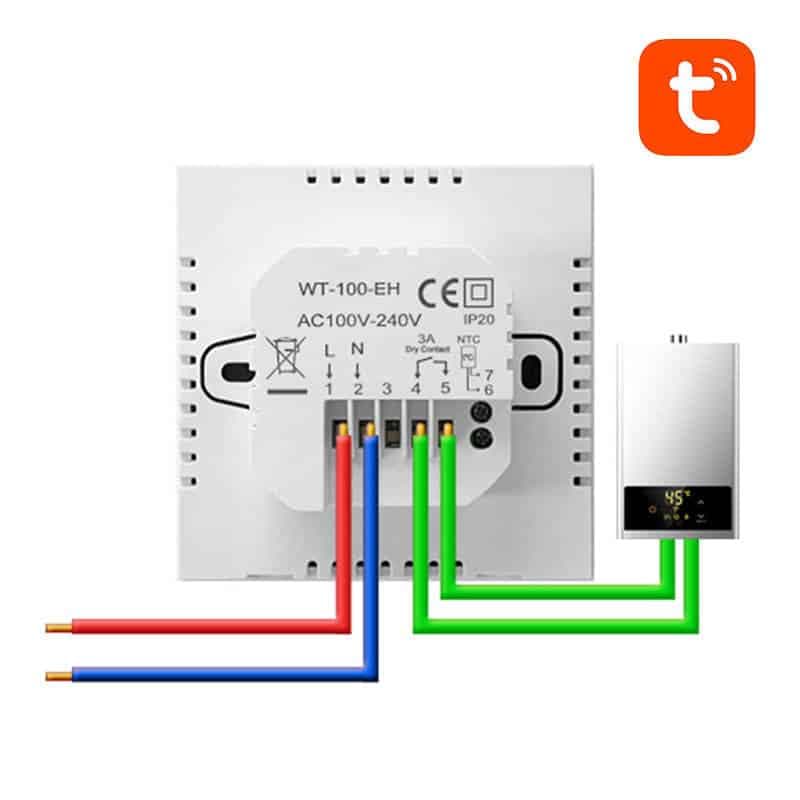 Smart Boiler Heating Thermostat Avatto ZWT100 3A Zigbee Tuya 3