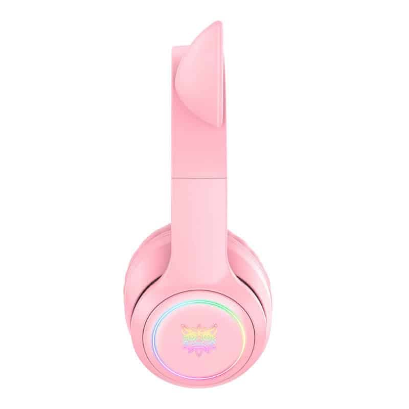 ONIKUMA B90 Gaming Ακουστικά (Ροζ) 4