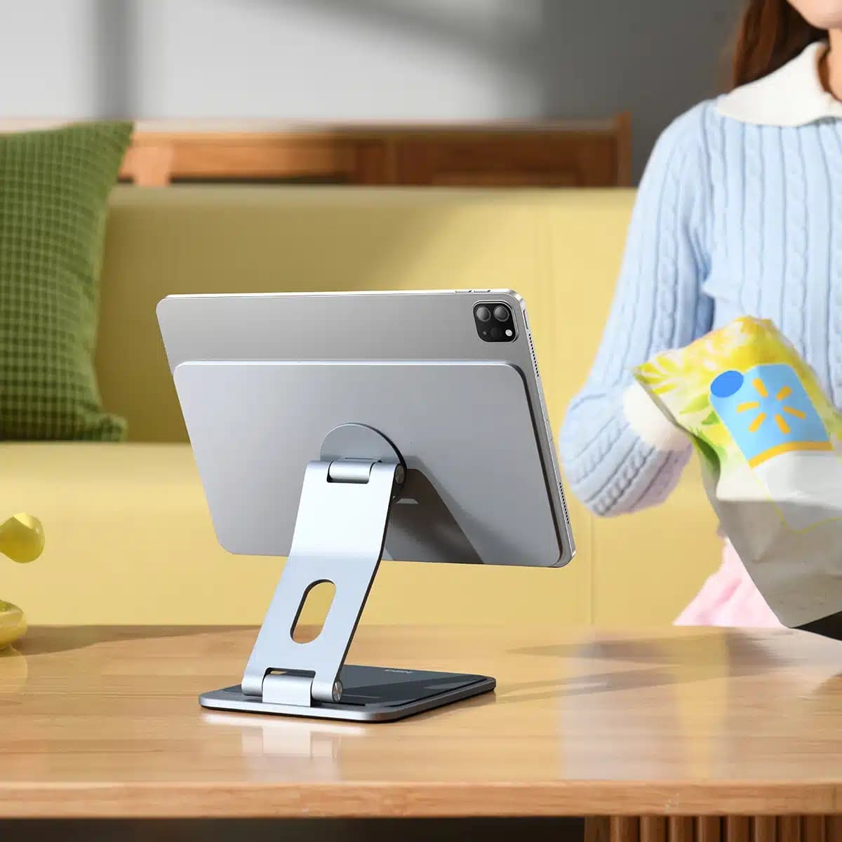 Baseus MagStable magnetic foldable stand for 12.9" tablets - Γκρί 9