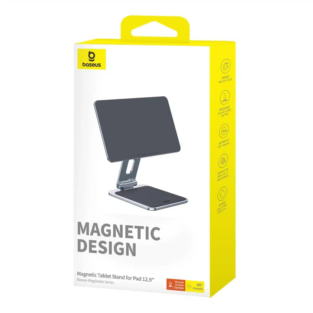 Baseus MagStable magnetic foldable stand for 12.9" tablets - Γκρί 5