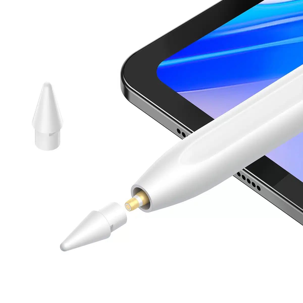 Baseus Smooth Writing 2 Overseas Edition stylus with active tip for iPad with replaceable tip - Λευκό 3