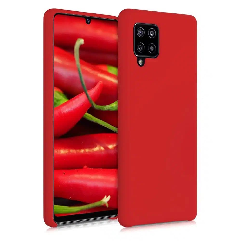 OEM Σιλικόνης - θήκη για Samsung Galaxy A42 5G - Κόκκινο