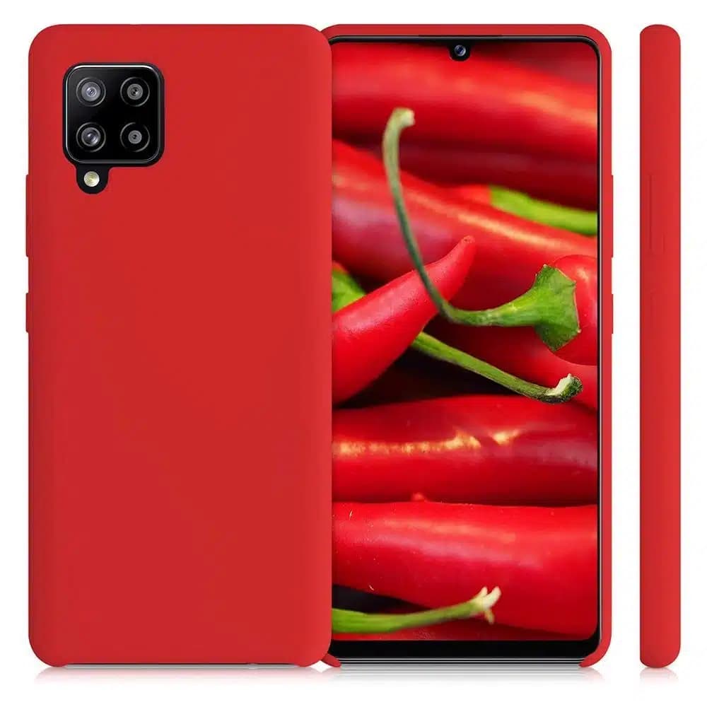 OEM Σιλικόνης - θήκη για Samsung Galaxy A42 5G - Κόκκινο 2