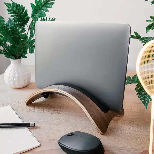 Kalibri Ξύλινη βάση φορητού υπολογιστή για Apple MacBook Air/Pro Retina (Καρυδιά Καφέ) 5