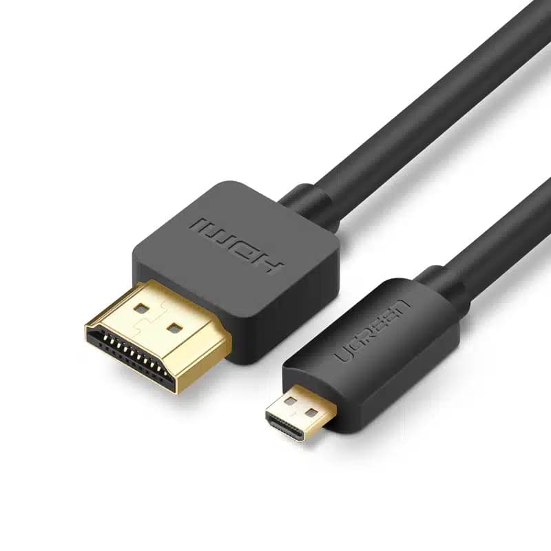 Ugreen cable micro HDMI - HDMI 2.0 1m (Μαύρο) (HD127)