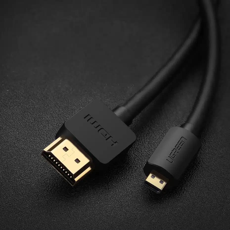 Ugreen cable micro HDMI - HDMI 2.0 1m (Μαύρο) (HD127) 3